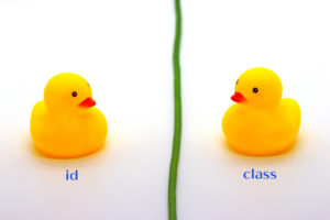 id属性とclass属性の違いと使い分け